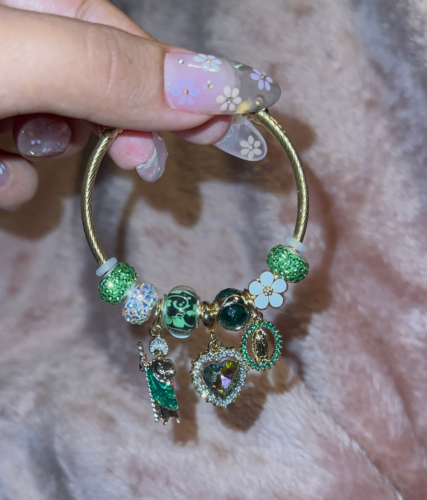 San Judas y Virgencita | Brazalete Charms