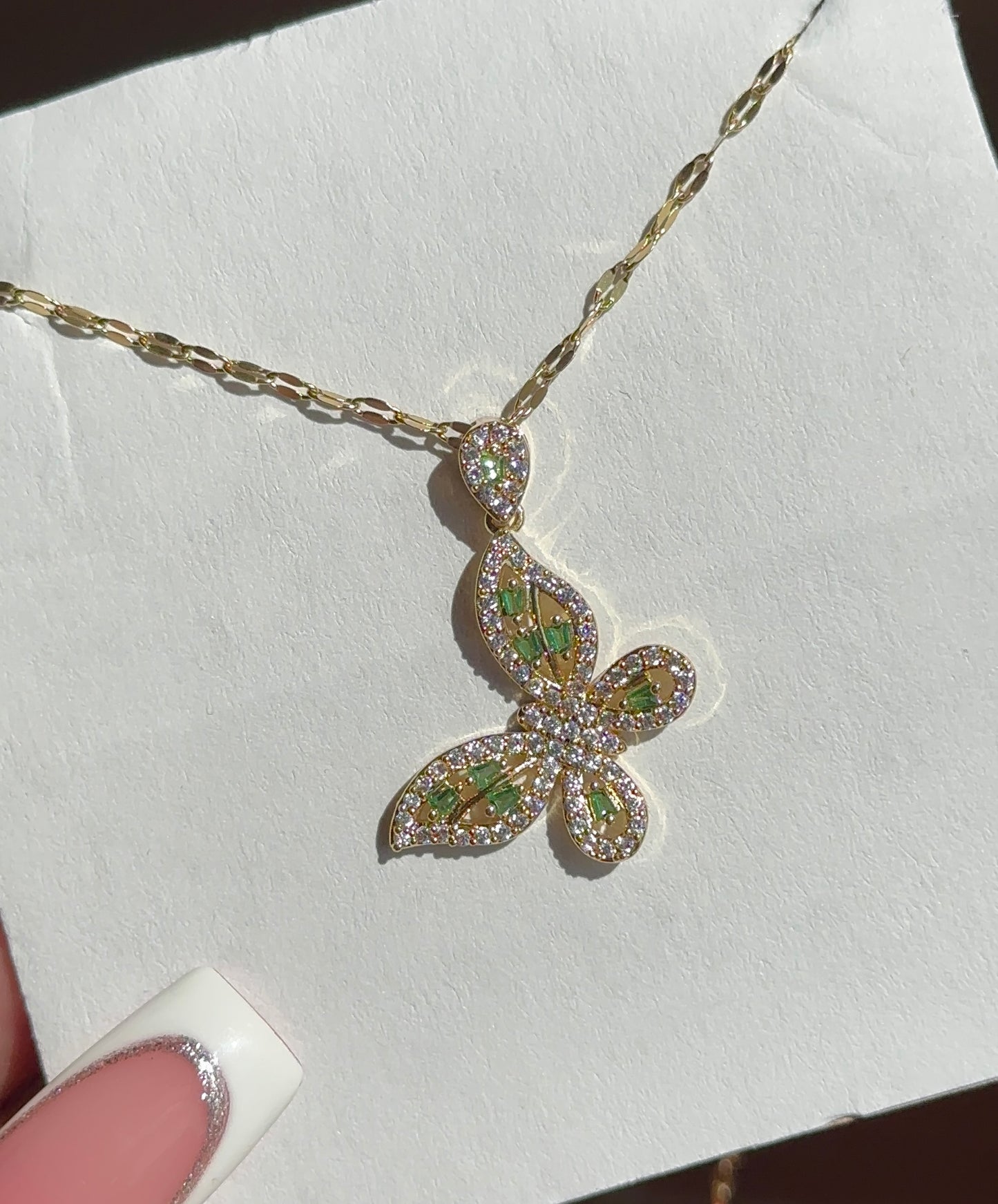 Mariposa Esmeralda | Collar