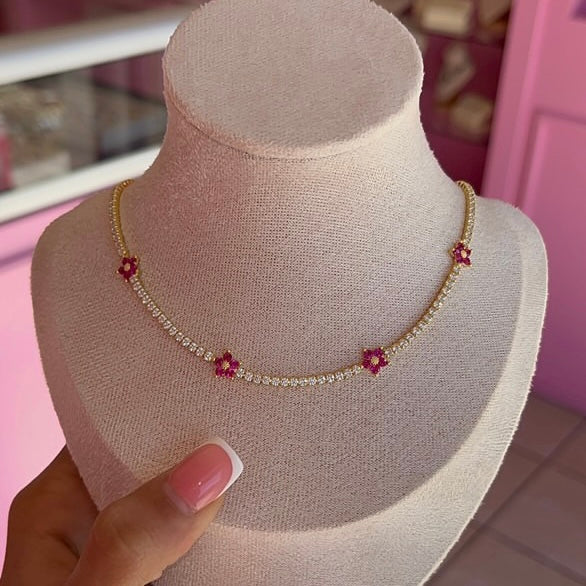 JASMINE Tenis collar | PlataS925