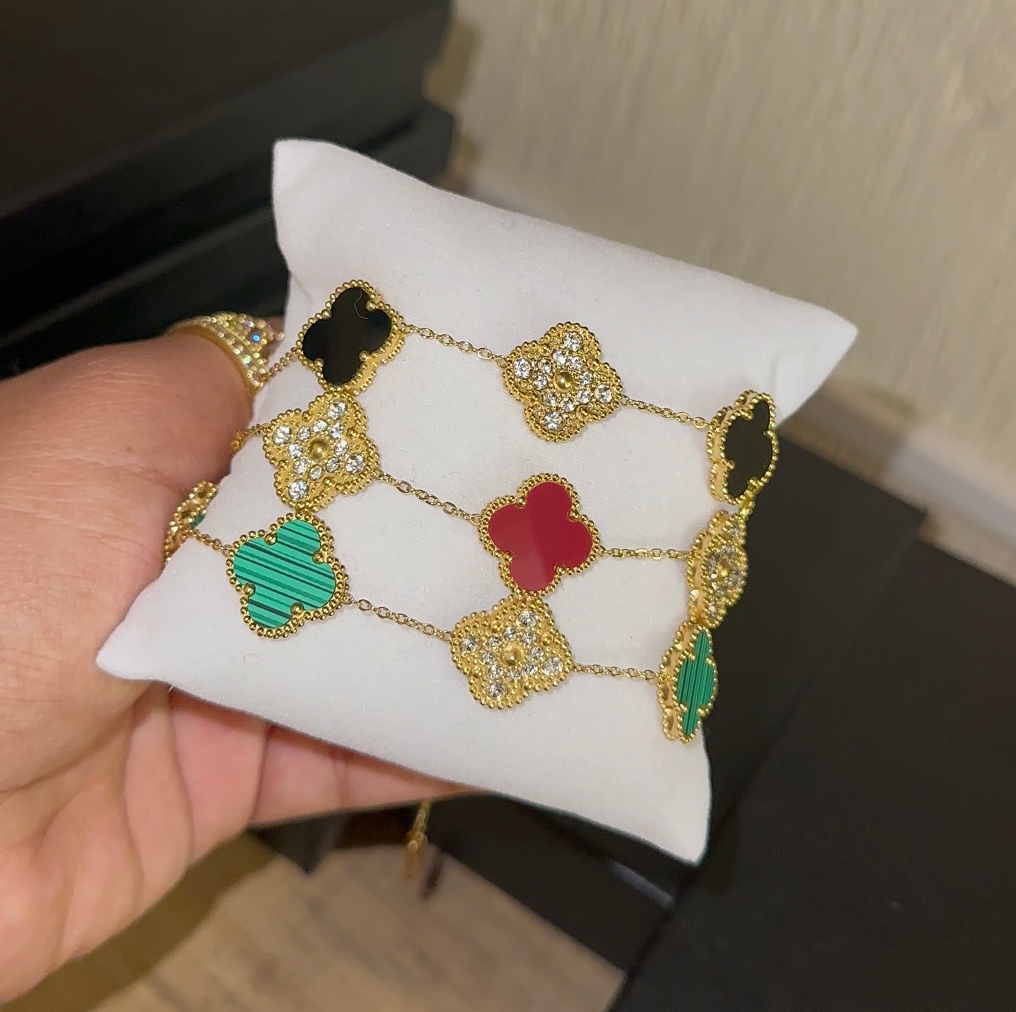 Cary Diamante Trebol | Brazalete
