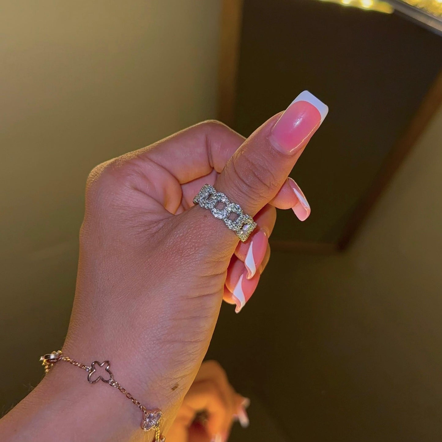 Anillo Cubano | Plata S925