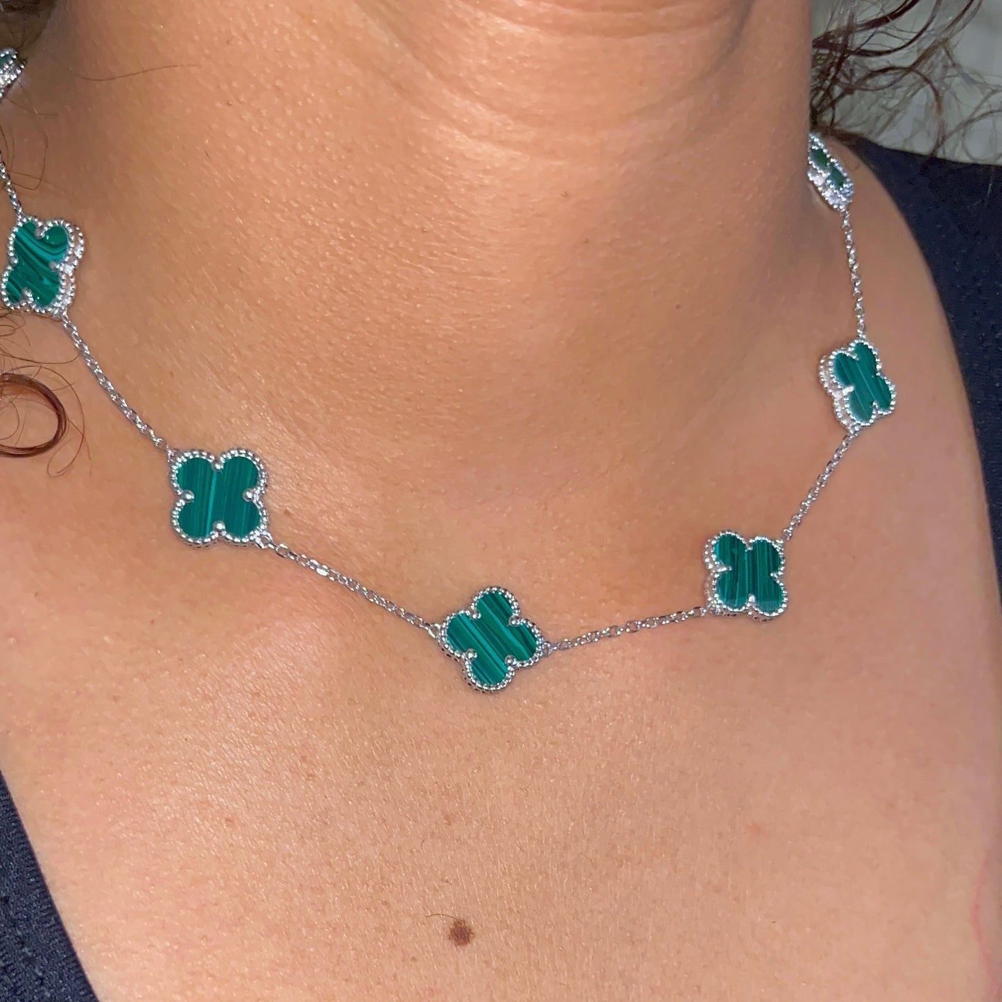 Cary Trébol | Collar Plata 925