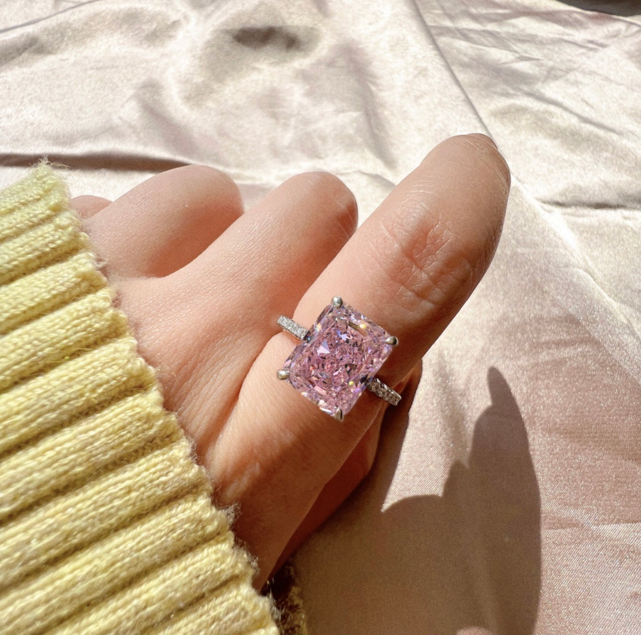 LONDON | Anillo Rosa Plata925