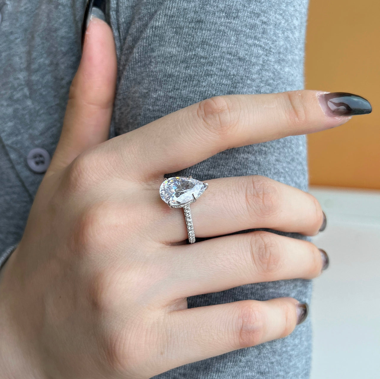 MONTE CARLO PLATEADO | Anillo Plata925