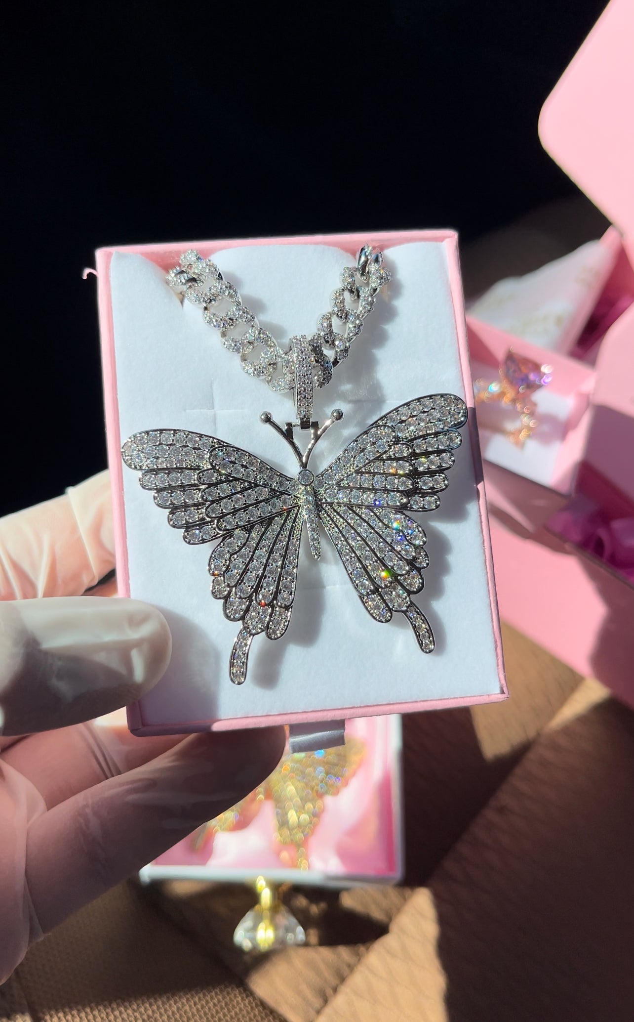Collar Mariposa + Cubana