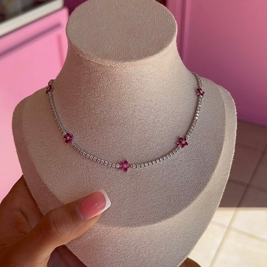 JASMINE Tenis collar | PlataS925