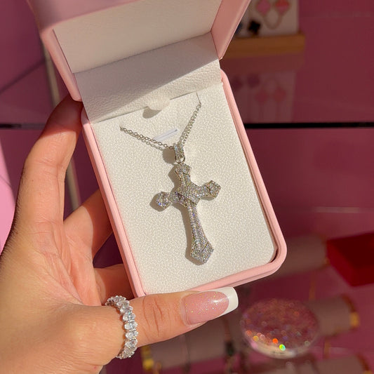 Adara | Collar Cruz Plata S925