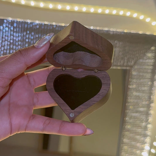 Corazón madera | Joyero