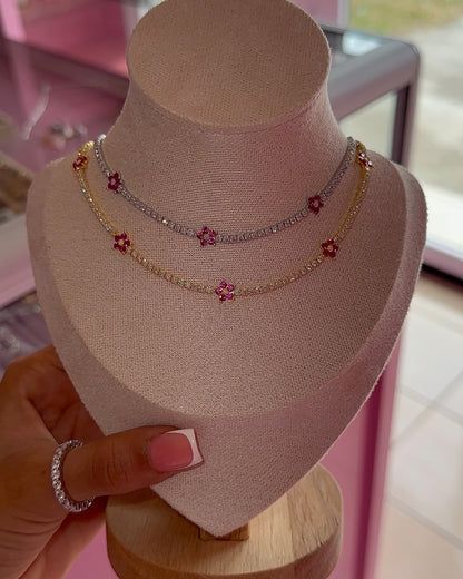 JASMINE Tenis collar | PlataS925