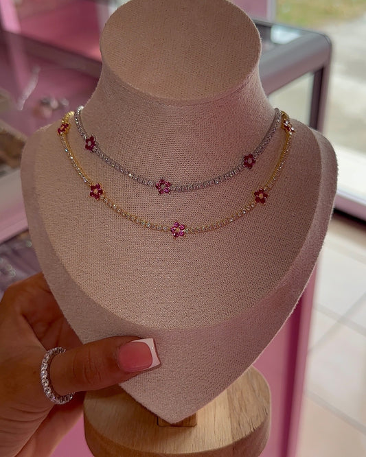 JASMINE Tenis collar | PlataS925