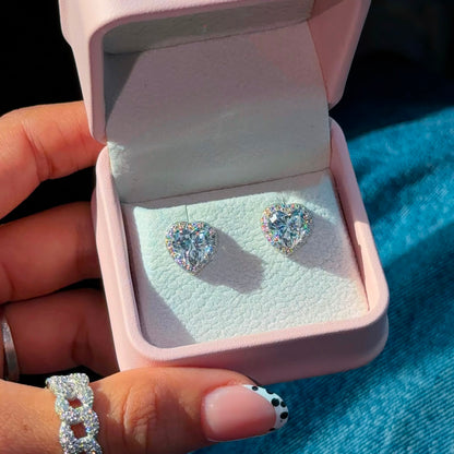 Princesa Jumbo Pendientes | Plata S925