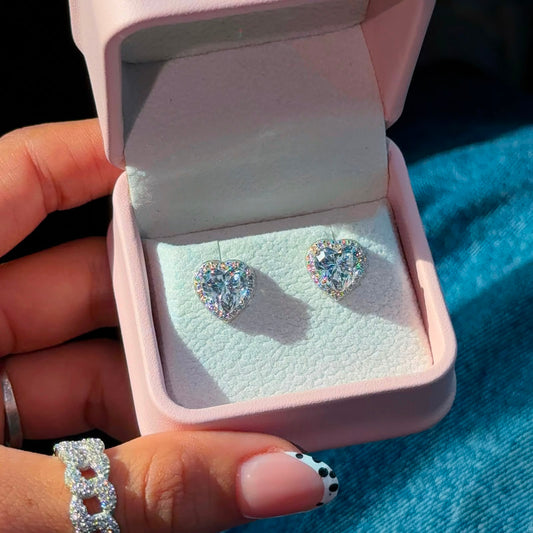 Princesa Jumbo Pendientes | Plata S925