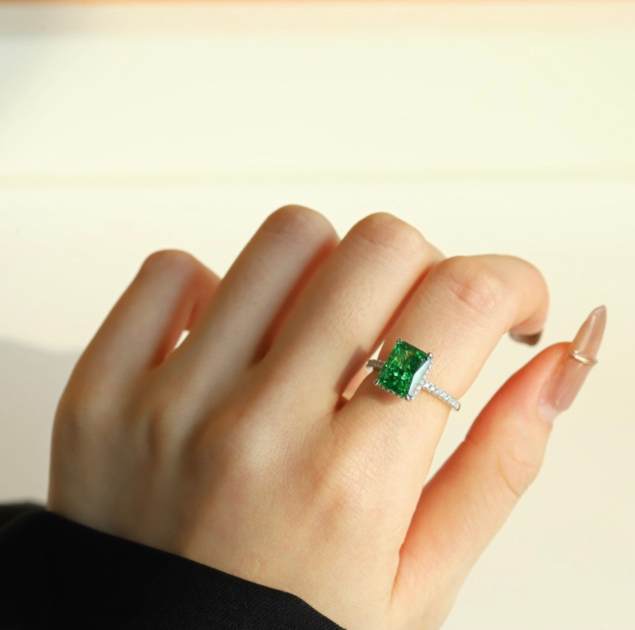 LONDON | Anillo verde Plata925