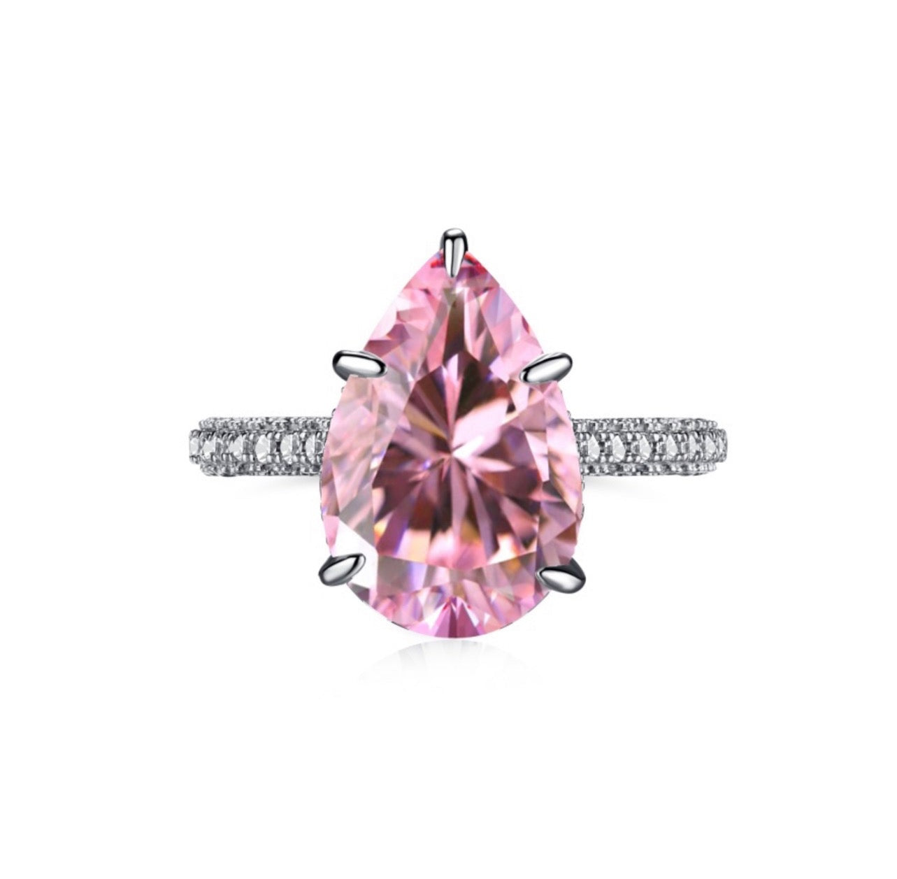 MONTE CARLO ROSADO | Anillo Plata925